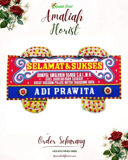 Papan Bunga Ucapan Selamat Pondok Cina